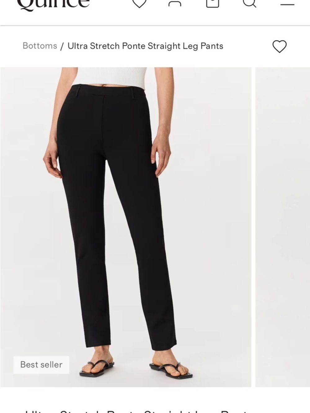 Quince Black Pants